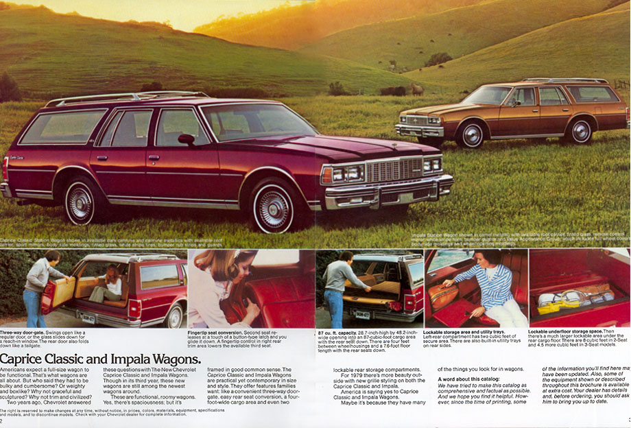 1979 Chevrolet Wagons Brochure Page 3